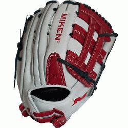 Miken Pro Series 13 slow pitch softball glove features soft, fu