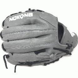 This Nokona glove is made with stiff American Kip Leather. This gloves requires a lot of breaking