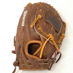 Made Baseball Glove with Classic Walnut Steer Hide. 11 inch pattern and cl