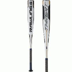 EATED FOR HITTERS AGES 8 TO 12, this 1-piece composite bat is crafted of ult