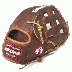 na WB-1175H Walnut 11.75 Baseball Glove H Web Right Handed Throw  Nokona Walnut HHH 