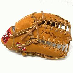  of the PRO12TC Rawlings baseball glove. Made in stiff Horween leather like the classi