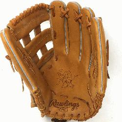 c make up of the Heart of the Hide PRO303 Outfield Baseball Glove in Horween leather. Stif