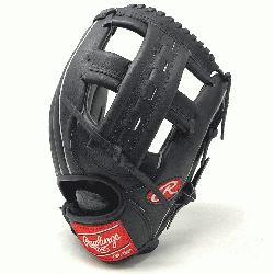  12.25 Inch Black Horween Leather Rawlings Ba