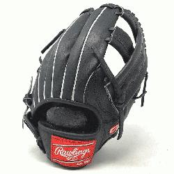 ; 12.25 Inch Black Horween Leather Rawlings Ballgloves.c