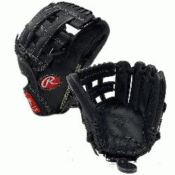 table black Horween H Web infield glove in this win
