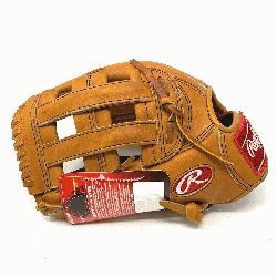 lar outfield pattern in classic Horween Tan Leather.  12.75 Inch H Web.