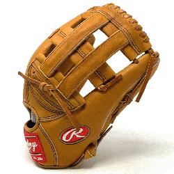popular outfield pattern in classic Horween Tan Leather.  12.75