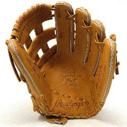 ar outfield pattern in classic Horween Tan Leather.  12.75 Inch H Web. The
