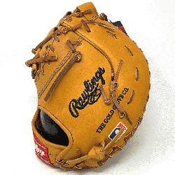 lusive Horween PRODCT 13 Inch first base mitt in Left Hand Throw.
