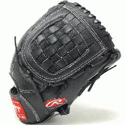 om Rawlings Black Horween Exclusive baseball glove made famou