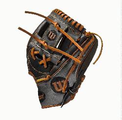- 11.5 Wilson A2K DP15 GM Dustin Pedroia Infield Baseball Glove A2