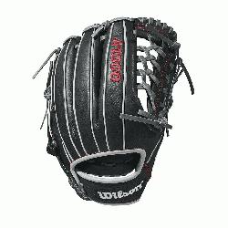 The 11.5 Wilson A1000 glove is made with a Pro laced T-Web and